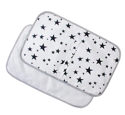50x70cm Foldable Waterproof Crib Mattress Changing Reusable Cotton Bed Pad