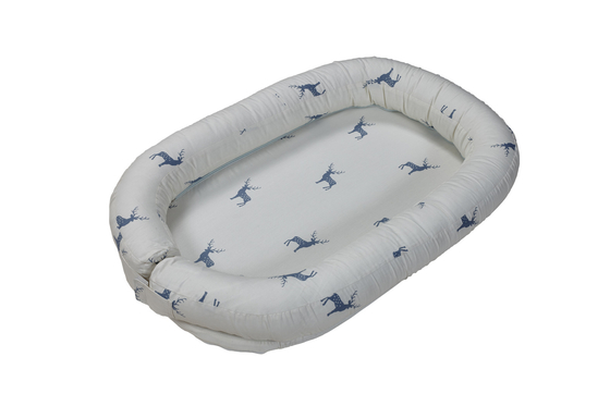 Portable Travel Baby Lounger Breathable Sleeping Crib Nest 100% Cotton